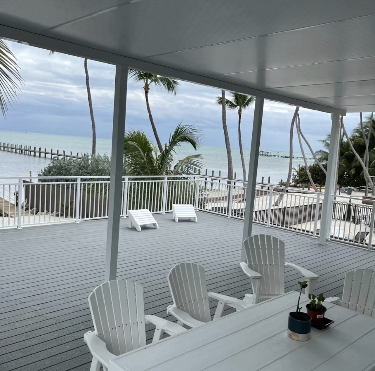 South Florida home with aluminum work